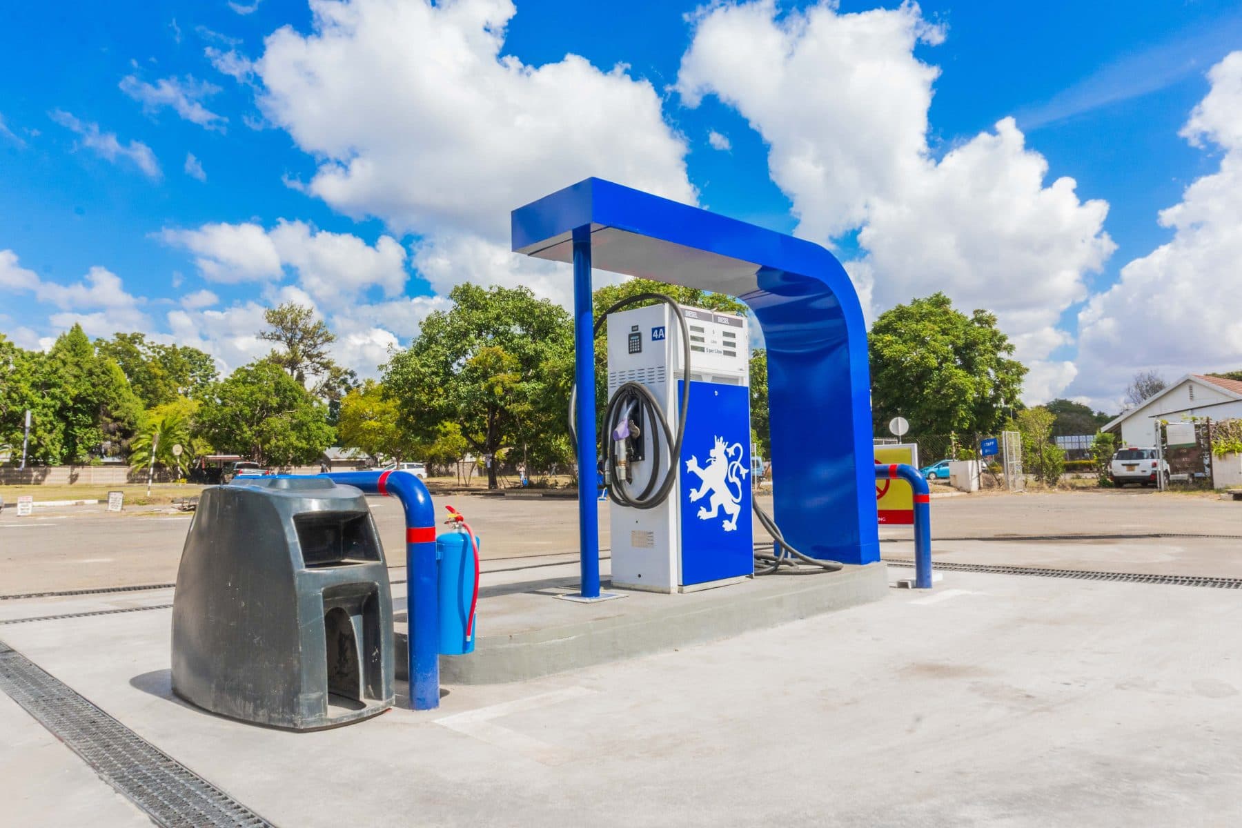 Redan service station canopy and forecourt