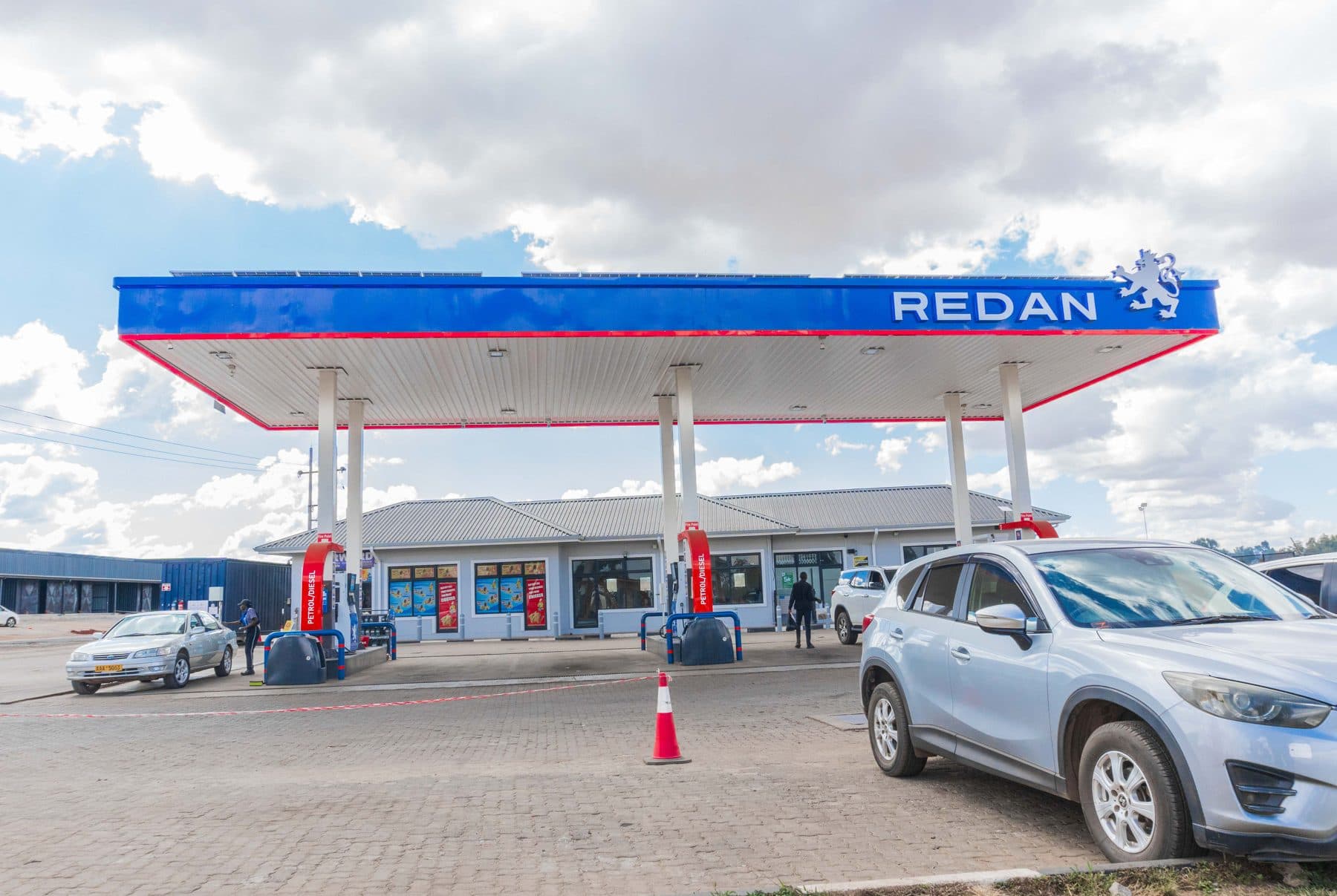 Redan service station canopy and forecourt